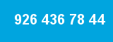 926 436 78 44 926 436 78 44
